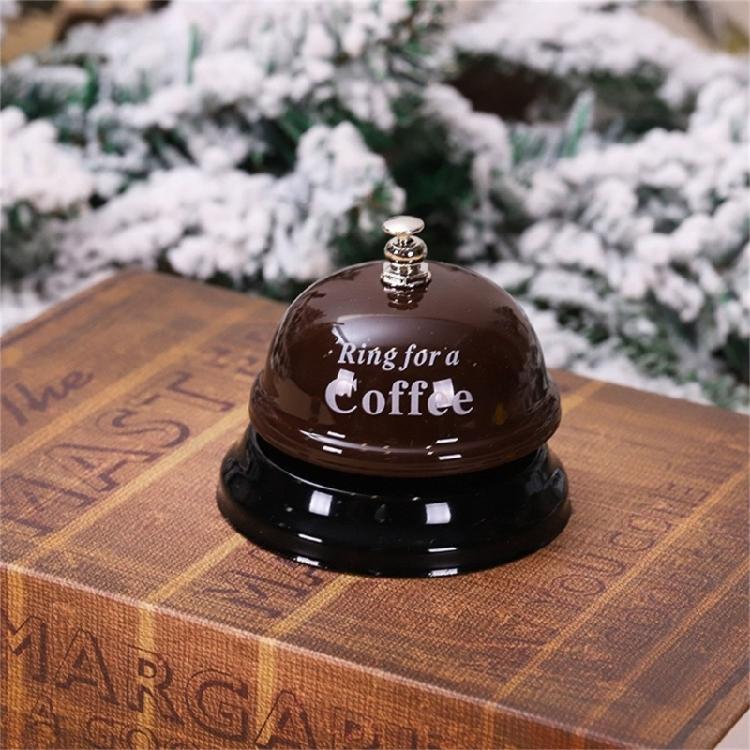 3PCS Elegant Desk Bells Set Reception Call Bells Service Bells Metal Material