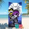 Customizable personalized beach towels Murder Drones themed designs.Suitable for the beach, yoga, sports;ideal as beach accessories