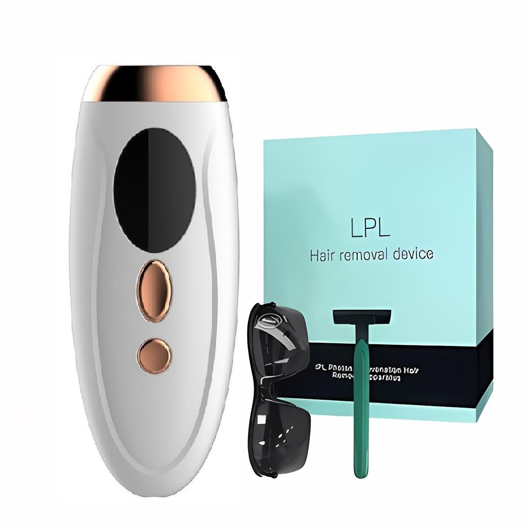 HOMZY Portable IPL Laser Epilator 999999 Flashes - Painless, Permanent Hair Removal for Women’s Body and Bikini Line