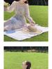 Spring & Summer Chiffon Long-Sleeve Dress - Fairy Forest Tea-Break French Style