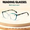 Fashion Cat Eye Reading Glasses Women Vintage Plastic Anti Blue Light Presbyopia Eyewear Hyperopia Eyeglasses Men +1 0 Colorful