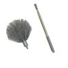 Retractable Extendable Spider Web Duster Medium Stiff Bristles Household Cleaning Tool for Corner Window Ceiling Cobweb