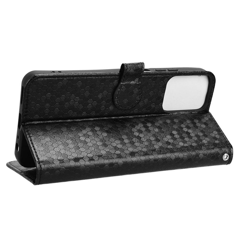 For Motorola Moto G Power (2024) Phone Case Dot Imprinted Wallet Flip Cover