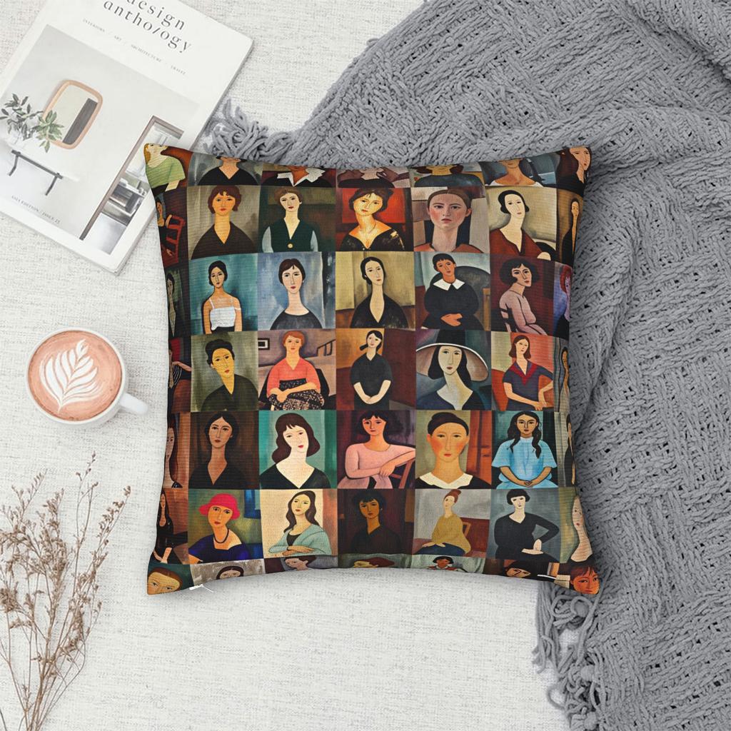 Amadeo Modigliani Pillowcases Kawaii Pillow Case For Sofa Car Home Decor Design Pillow Cover