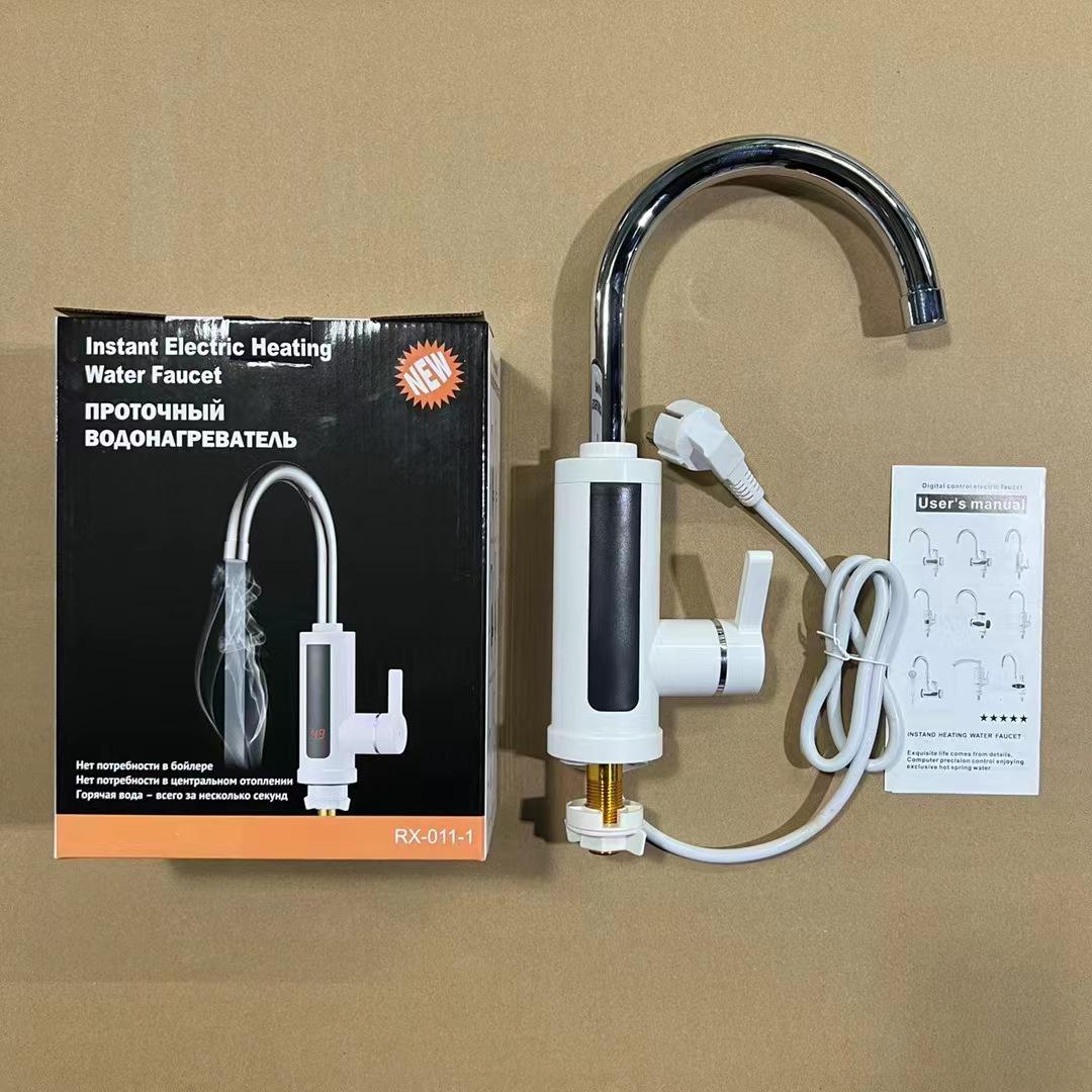 

Quick-Heating Dual-Use Electric Water Faucet with Digital Display Foreign Trade EU Standard