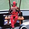 Car Interior Decoration Funny Deadpool Mini Figures Auto Dashboard Rearview Mirror Decoration Car Interior