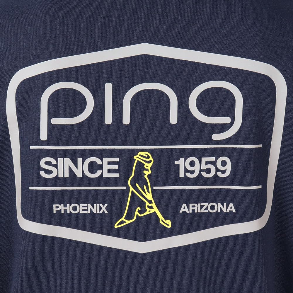 Short Sleeve High Neck Shirt Golf LL [Pin Apparel] Women's (Brand Logo) / / 622-5167306 120_Navy