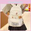 Pattern Capybara School Backpack With Lightweight Material For Teens And Adults