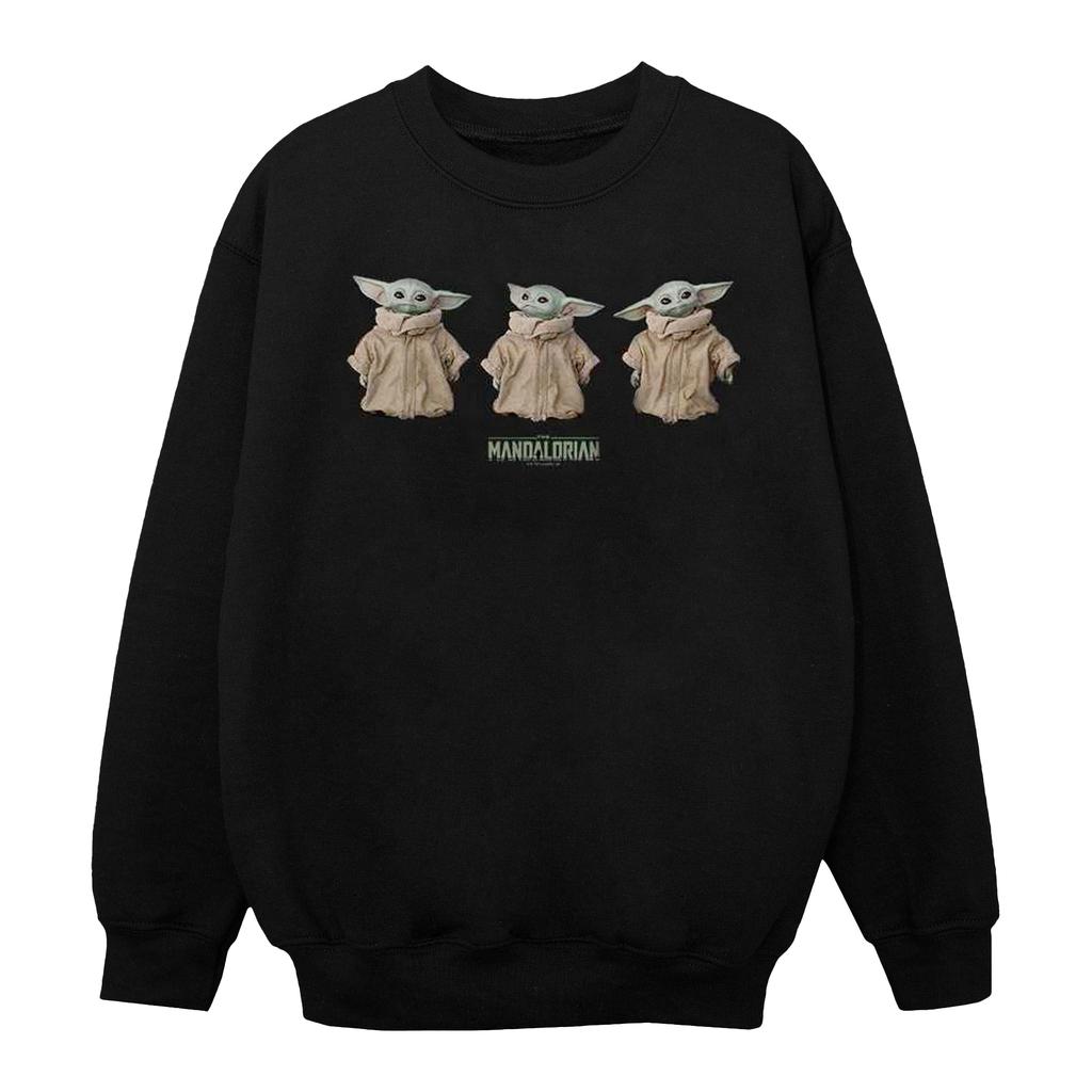 STAR WARS Girls The Mandalorian The Child Poses Sweatshirt