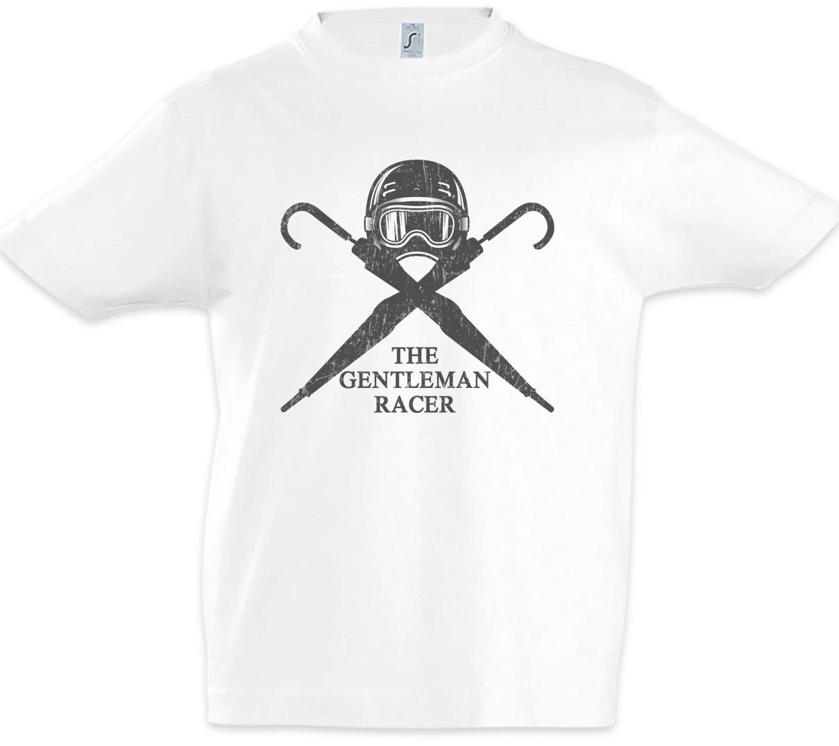 The Gentleman Racer Kids Boys kids boys T-Shirt Race Racing car Driver Petrol Head Fun 130