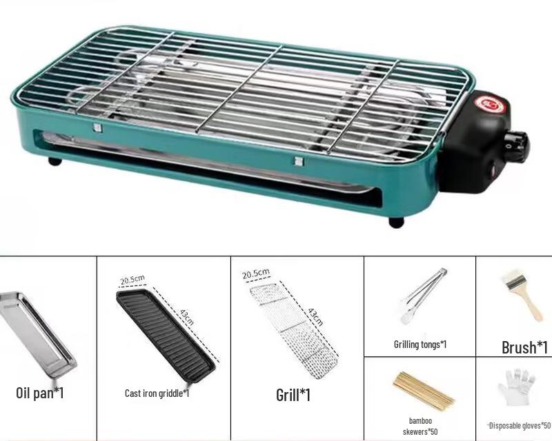 Electric Indoor Multi-function BBQ Grill Set