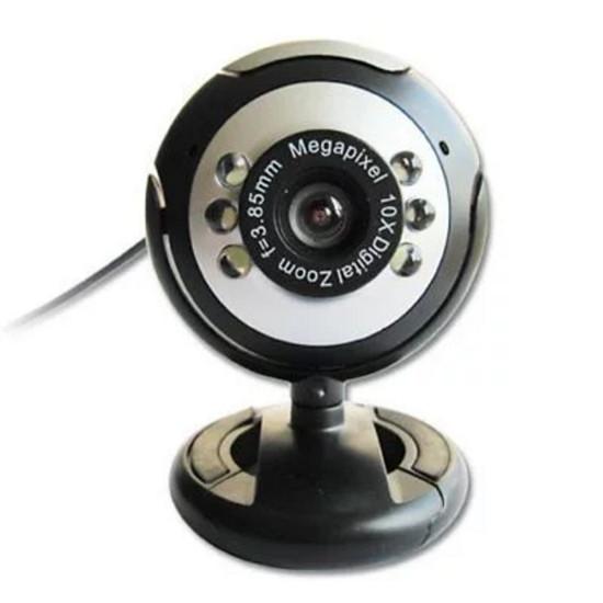 Web 6led Webcam Cam Camera With Builtin Mic For Laptop Desktop Pc