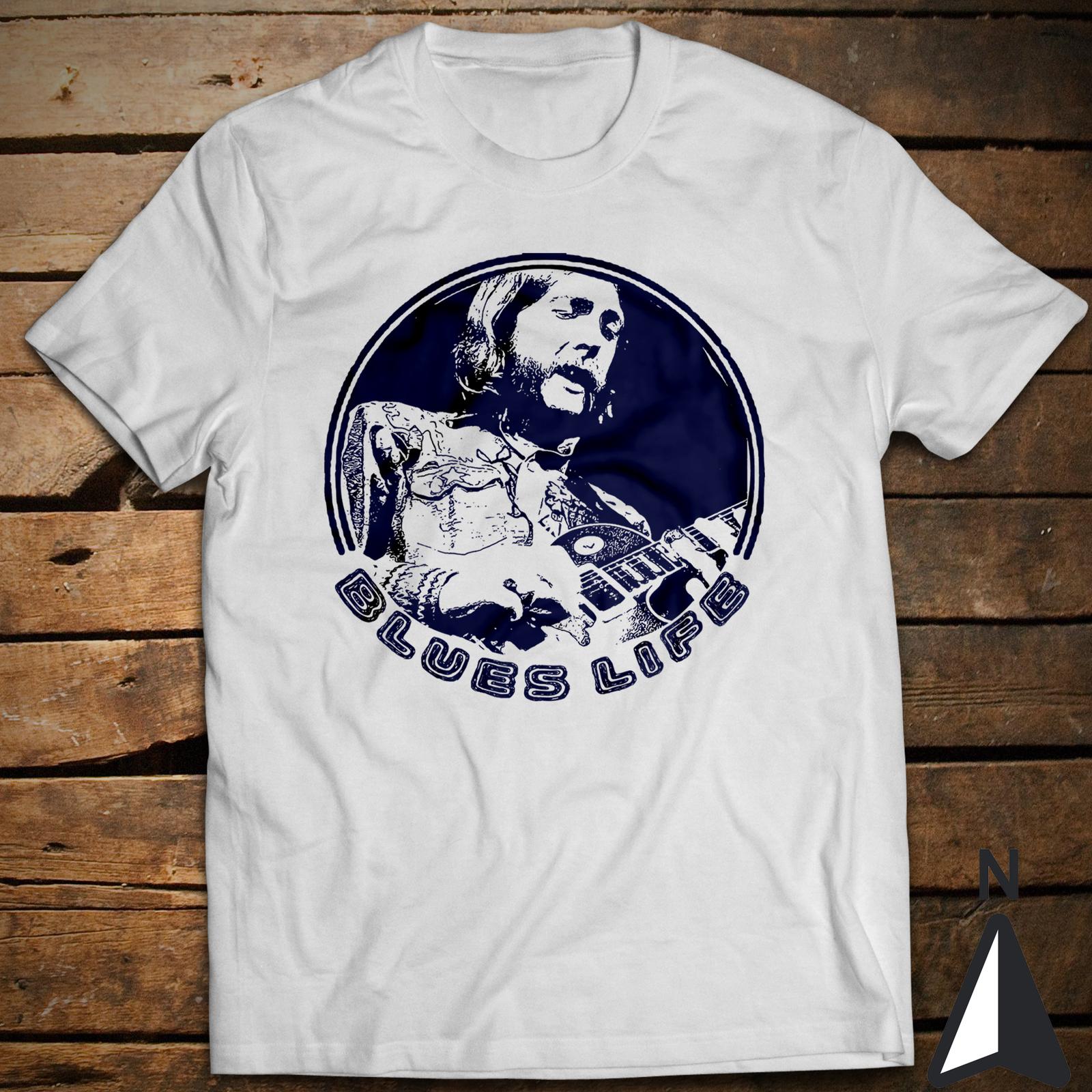 Classic Rock Music T-shirt The Allman Brothers Band Blue Life Gregg Allman Duane XXL