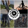 11 Teeth Mountain Bike Ceramics Wheel Rear Derailleur Guide Pulley Roller Bicycle Aluminium Alloy BearingBlack