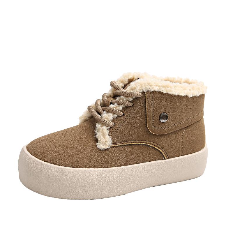 Women s Winter Thickened Padded Comfortable Warm Cold Lightweight Hiking Waterproof Non-slip Thick Sole Cushioning Snow Boots 35