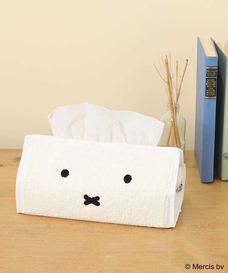 Miffy DickBruna FACE Tissue Cover HEMING'S (Miffy White)
