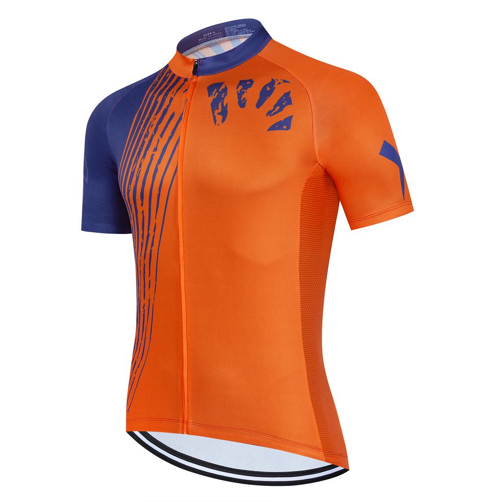 2023 New Men Short Sleeve Bicycle Jersey Summer Cycling MTB Bike T-shirt Outdoor Cycling Jersey Bike Clothing Quick Drying