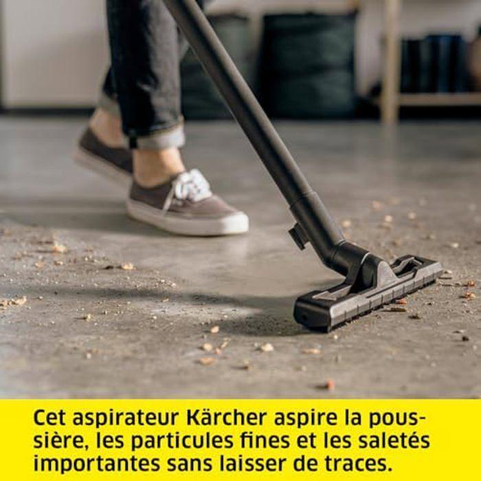 Aspirateur Eau Et Poussières - KARCHER - WD 4 V-20/5/22 - 1000W - Cuve 20L - Flexible 2,2m