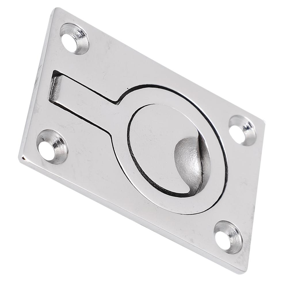 Durable Stainless Steel Marine Boat Deck Lifting Ring Door Knob Handle Pull Ring Buckle(64*44 )