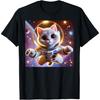Cat Astronaut, Space Cat, Funny Planets Gift Men Women Kids T-Shirt(2)