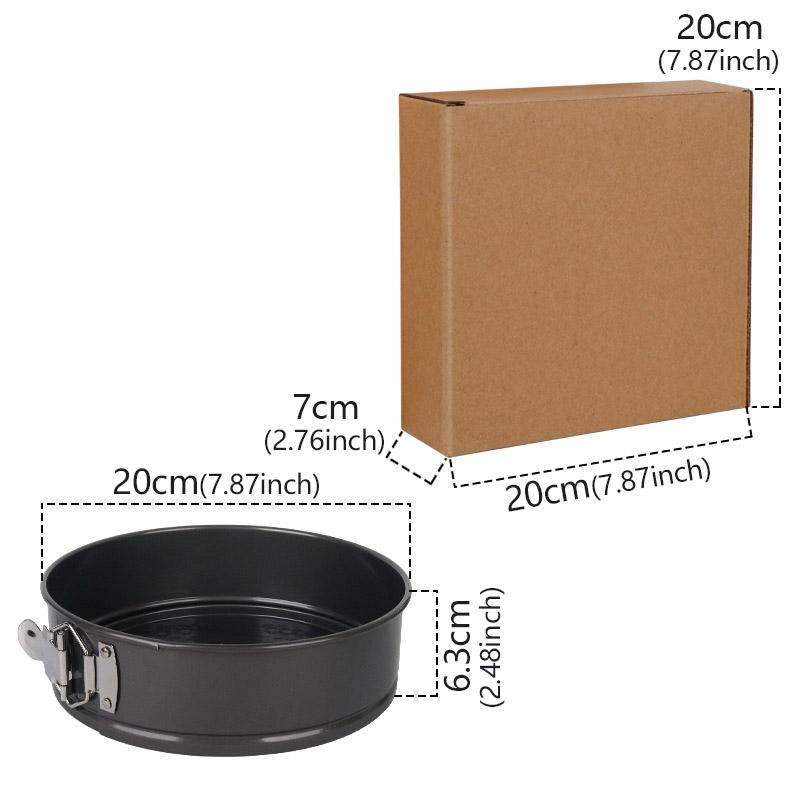 Round Cake Mold Lock Live Bottom Round Latched Bottom Non-stick Locking Cake Pan Use Carbon Steel Mold Baking Kitchen Utensils