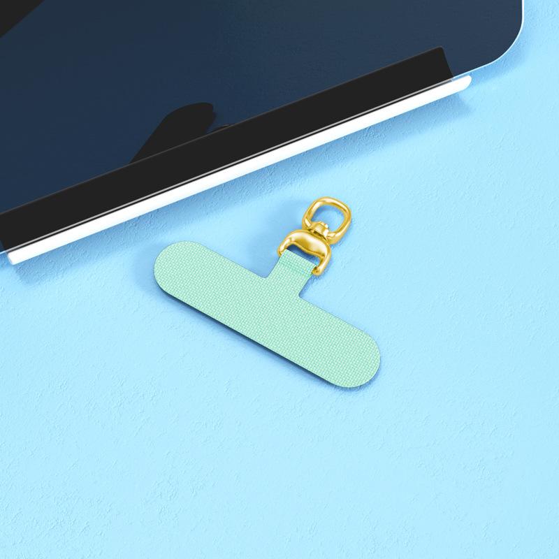 360 Degree Rotating Mobile Phone Lanyard Gasket Cloth Connecting Piece Mobile Phone Case Chain Metal Hanging Piece Card with Buckle Clip
