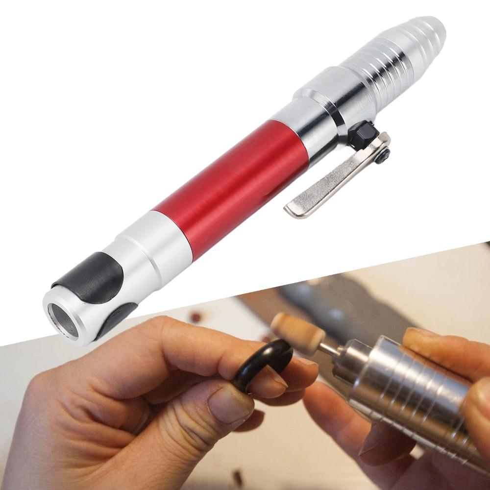 14 x 1.7cm Grinding Machine Handle Metal Rotary Grinder Tool Handpiece Chuck For Jewelry Engraving