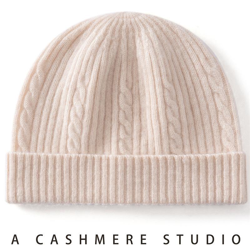 Cashmere Autumn and Winter New Unisex Fashion Versatile Warm Ear Protection Cold Knitted Hat