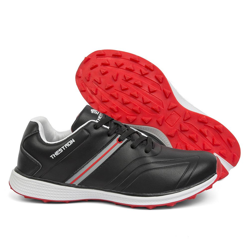 Men s Breathable Golf Shoes with Fixed Spikes 42.5