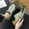 Men'S Shoes Mesh Breathable Flat Bottom Comfortable Trendy Shoes Manufacturers Low-Top Lace-Up Lightweight Casual Board Shoes