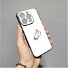 Cute Cartoon Goose Phone Case For IPhone 16,15,14,13,12,11,XS,XR,X,8,7,Pro,Max,Plus,mini Silicone Black Cover