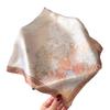 Elegant Spring Floral Silk-Blend Square Scarf - Headscarf & Neck Protection Neckerchief for Women