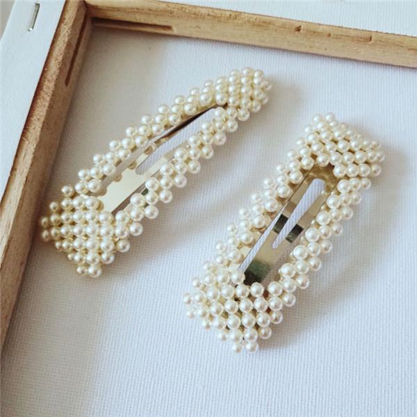 Chic Girls Womens Pearls Hairclip Snap Barrette Stick Hairpin Hair Accessory yu* Chic Girls Womens Pearls Hairclip Snap Barrette Stick Hairpin Hair Accessory yu*