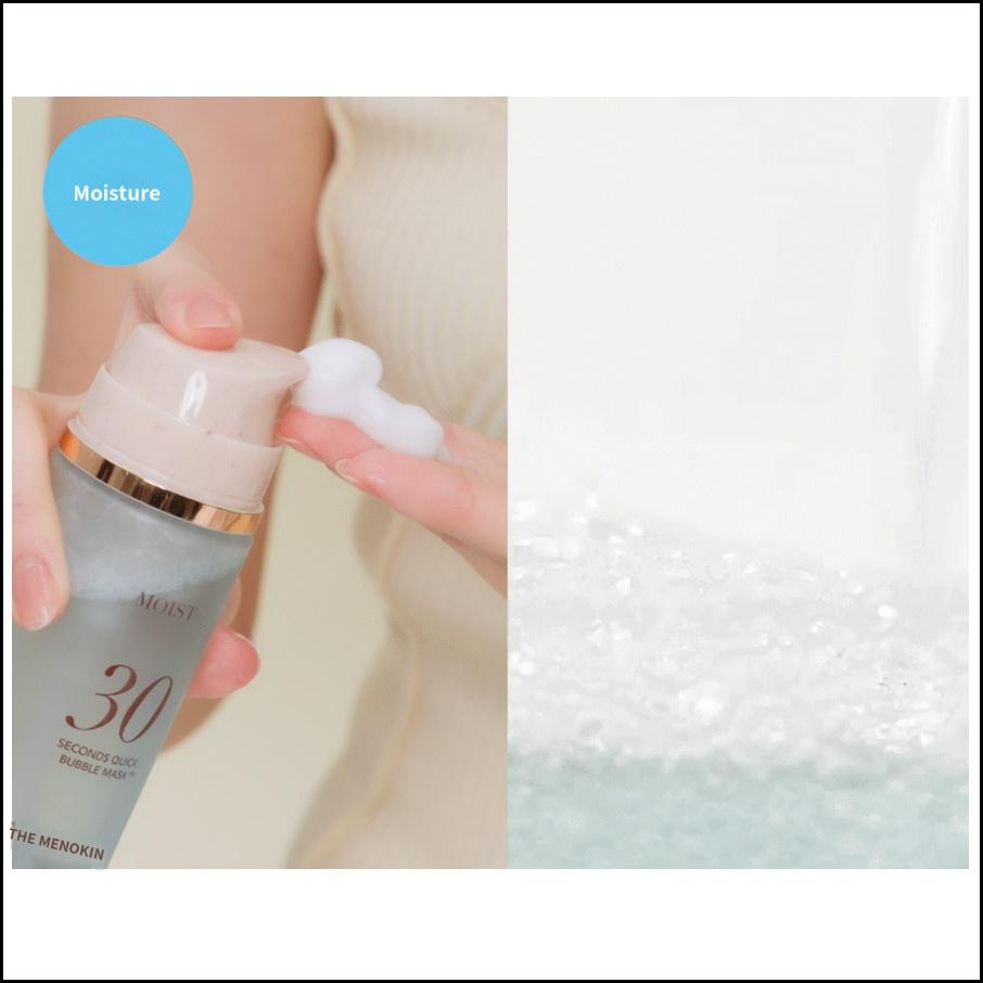 Menokin 30-Second Quick Firming Bubble Mask Moist 95ml