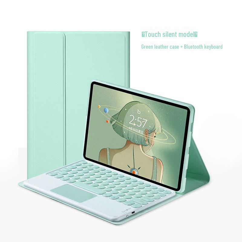 iPad Pro 11 Bluetooth Keyboard Leather Case 10th Gen 10.9 with Pen Slot - Magnetic Tablet Protective Shell 10.2