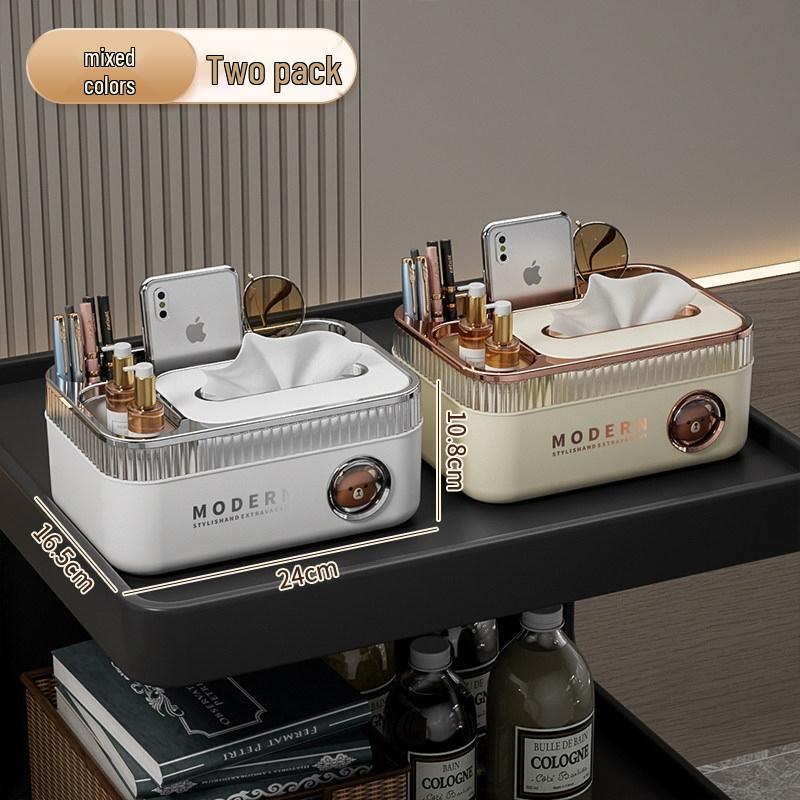 HANDUNYOU Light Luxury Multifunctional Tissue Box