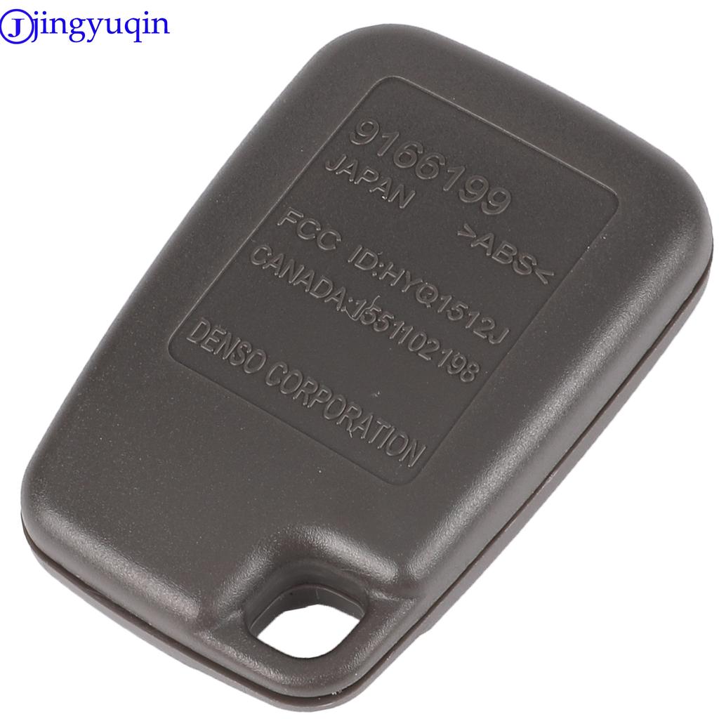 Jingyuqin 2/3/4 B Remote FOB Car Key Shell Uncut Blade Key Case Replacement Auto Key Cover For VOLVO S70 V70 C70 S40 V40 98-05