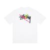 Camiseta de Algodón Unisex de Corte Holgado con Estampado de Letras Camiseta Casual de Manga Corta para Adolescentes y Adultos