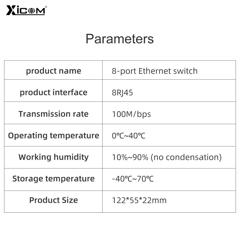 

5 портов/8 портов, 100 Мбит/с, RJ45, быстрый сетевой коммутатор, Ethernet, интеллектуальный коммутатор-концентратор с адаптером ЕС/США, мини-сеть