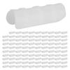 100pcs Greenhouse Frame Pipe Clip Clamp Garden Film Sunshade Net Fixing Clamp Connector22 ? White