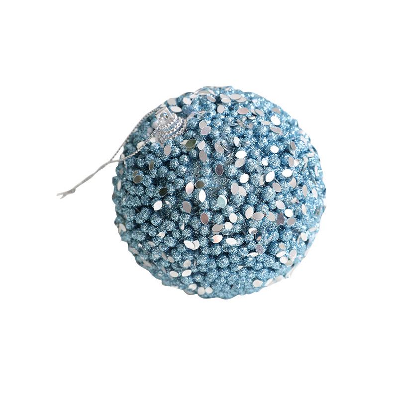 DIY Painted Foam Christmas Ornament: Snowflake & Irregular Pompon Balls