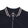Fila Heritage Classic Comfortable Soft Baseball Collar Cardigan Cotton Jacket Men Jackets Legendary-Blue F11M548912FNV