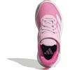 Adidas Kids Faito EL Sneakers Unisex Boys Girls 17-25.5cm Bliss Pink Footwear White Clear Pink