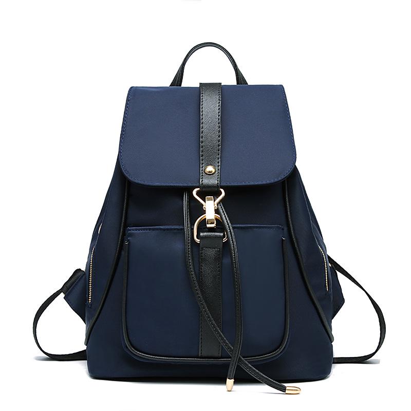 2025 Women's Large Capacity Oxford Cloth College Backpack - New Korean Style Student Travel Bag
