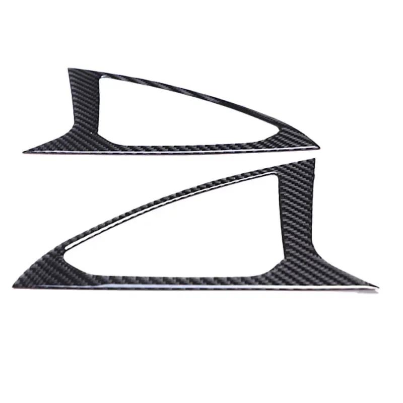 For BMW X3 G01 2018- Soft Carbon Fiber Car Front Door A-pillar Speaker Frame Cover Trim Sticker Interior Car Accessories