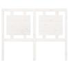 VidaXL Headboard White 125.5x4x100 Cm Solid Pine Wood 817931