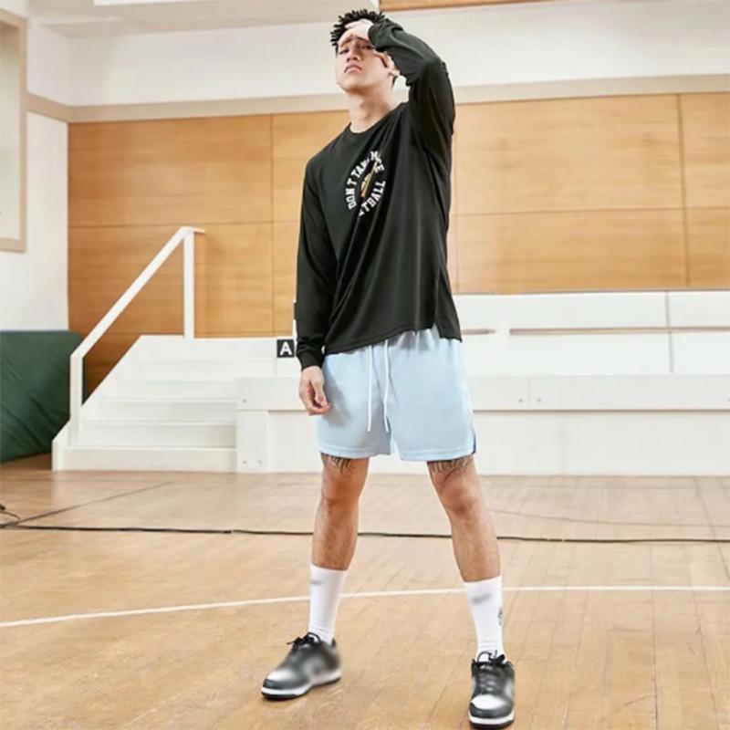 Basketball Sports Five-point Pants Men's Tide Running Quick-drying Breathable Summer Loose Training Outer Wear Sports Shorts