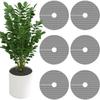 6PC Pot Covers for Plants Plant Protector From Cats Cuttable Mesh Barrier Screens  for Garden Bonsai Outdoor Indoor