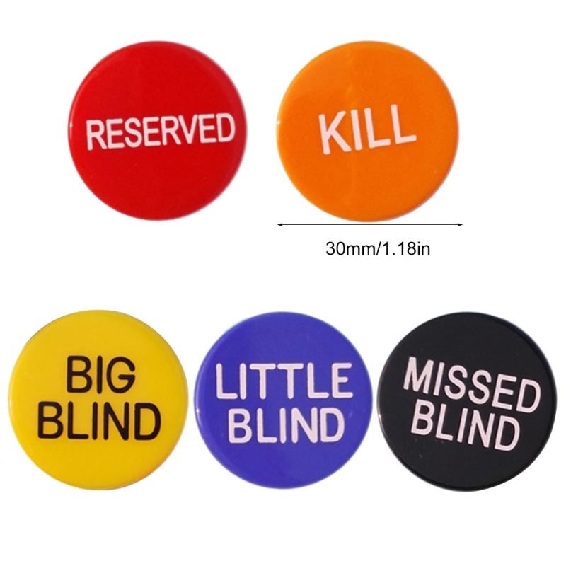 Missed Blind Button Poker Button Dealer Button Button Poker Chip Boat Button Set