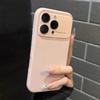Large Window Liquid Silicone Original Soft Phone Case For iPhone 17 Air 17 16 15 14 13 12 Pro Max Funda Instantly Turn Series